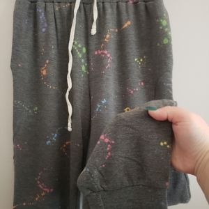 Rainbow Paint Splatter Joggers